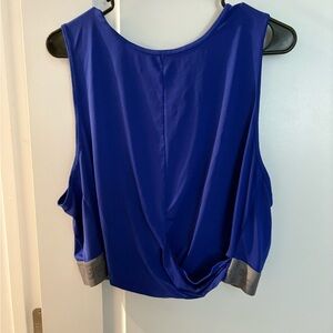 Blue Fabletics Women's Crop Tank